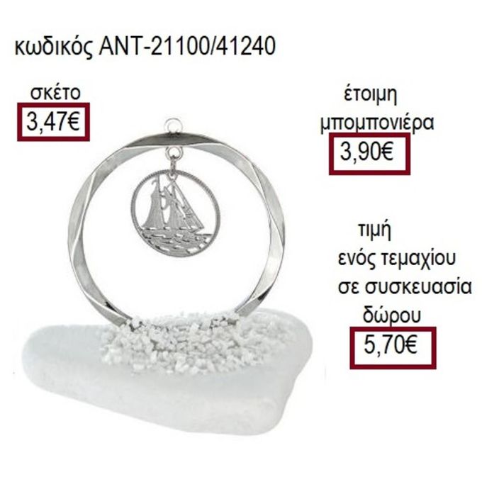 ΚΑΡΑΒΙ ΕΠΑΡΓΥΡΟ ΣΕ ΚΥΚΛΟ ΠΑΝΩ ΣΕ ΒΟΤΣΑΛΟ