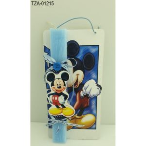 MICKEY ΞΥΛΙΝΟ ΛΑΜΠΑΔΑ ΠΑΣΧΑΛΙΝΗ ΣΕ ΞΥΛΙΝΗ ΠΛΑΤΗ