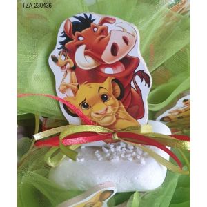 Lion king σε βότσαλο για μπομπονιέρα